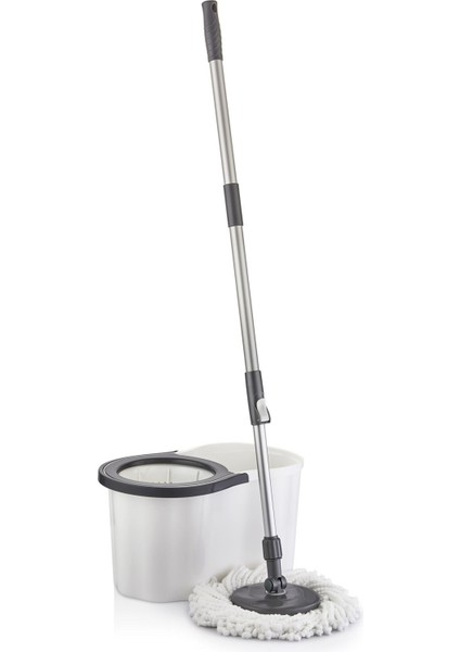 Elite Cool Mop Ultra 360 Temizlik Seti Sillgech 16LT ”beyaz” Döner Başlıklı Paslanmaz Çelik Saplı 1 Adet