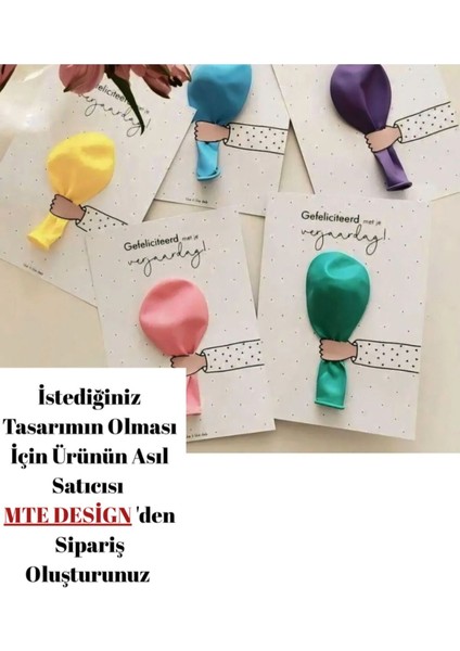20 Adet Doğum Günü Hediyelik Balon, Nişan, Bayram Kartı,düğün, Sünnet Kart Hediyelik 1 Adet