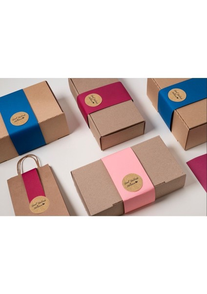Elite Sticker Kuşe () Güzel Günlerde Kullanın- Kraft (3,7x3,7cm) 108 Adet 1 Adet