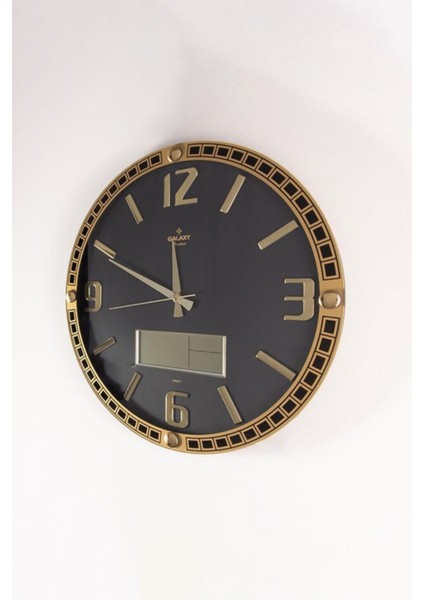 Premium Termometreli Duvar Saati 34.9 cm modelleri