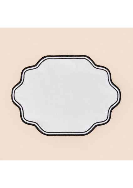 Soft Elegant Amerikan Servis - Beyaz - 30X50 cm