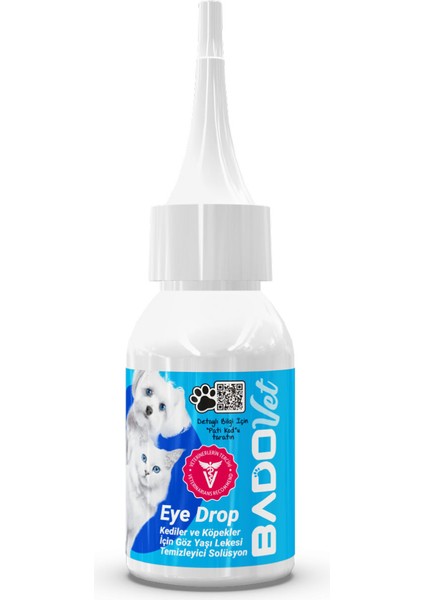 Kedi ve Köpek Göz Yaşı Lekesi Çıkarıcı Eye Drop 50ML