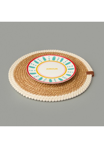 Soft Ruby Amerikan Servis - Bej - 33X33 cm