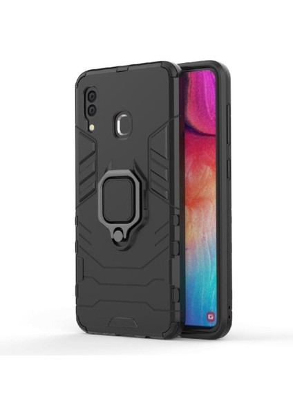 Halka Araba Dağı Kickstand Kılıf Samsung Galaxy Için A30 Kickstand Metal Halka (Yurt Dışından) fırsatları