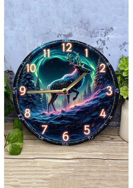 Sessiz Yuvarlak Ahşap Duvar Saati, Kuvars Hareketli 3D Görünümlü 2d Saat SDW109 modelleri