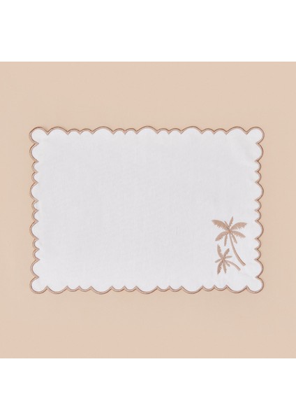 Soft Palm Amerikan Servis - Beyaz - 30X50 cm