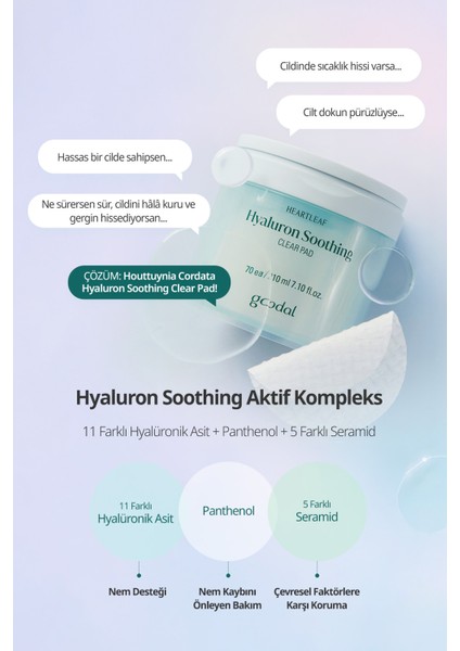 Heartleaf Calming Toner Pad - Houttuynia Cordata Özlü Dinlendirici Tonik Ped modelleri