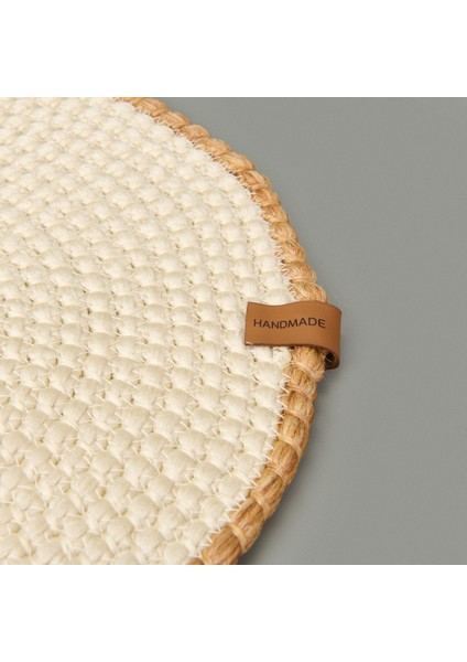 Soft Palm Nakışlı Supla - Ekru - 33X33 cm indirimleri