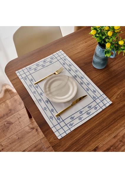 Soft Granny Summer Deni 2'li Amerikan Servis - Ekru - 35X50 cm