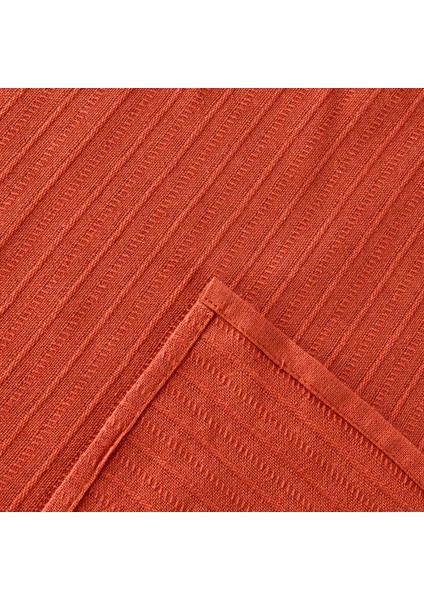 Soft Earthy 2'li Amerikan Servis - Kiremit - 30X50 cm