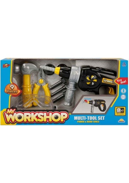 Nessiworld 4606 Zapp Toys My Workshop Matkaplı Tamir Seti 9 Parça