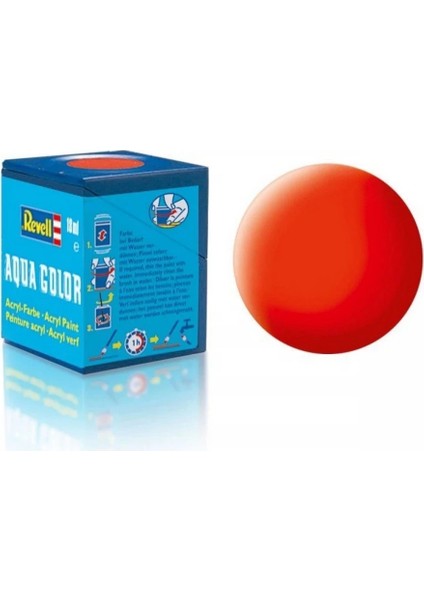 Nessiworld Aqua Color Luminous Orange - Mat Boya- 18 ml