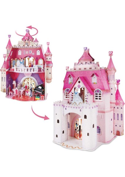 Nessiworld Cubicfun Prenses Doğumgünü Şatosu 3D Puzzle fiyatları