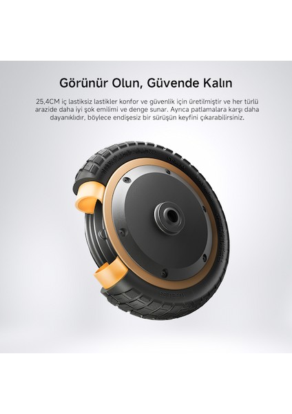 Gt3 Max Elektrikli Scooter 75 Km - 1000W Güç - %22 Eğim Perf. Dörtlü Süspansiyon 25 Km Hız Oto Far
