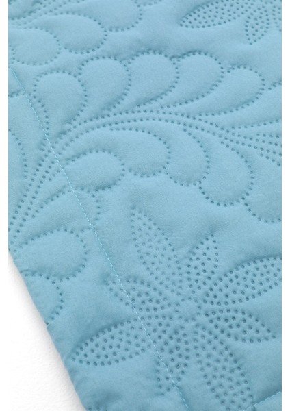 Sarmaşık Çift Kişilik Düz Renk Yatak Örtüsü - Turkuaz fiyatları