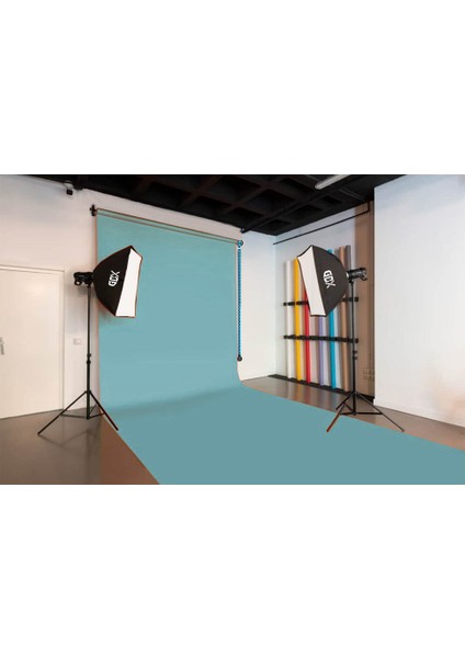 Sabit Tavan Duvar Kağıt Sonsuz Stüdyo Fon Perde Sky Blue 2.70 x 11 mt fiyatları