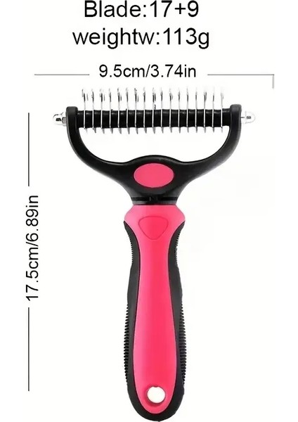 Evcil Hayvan Tüy Alma Tarağı Kedi Köpek Fırçası Evcil Hayvan Tüy Bakım Aletleri Yavru Köpek Tüy Dökme Tarağı Evcil Hayvan Tüy Kesme Tüy Alma Fırçası (Yurt Dışından)