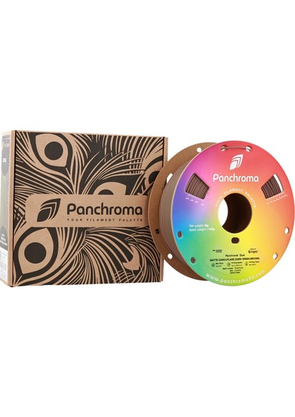 Panchroma Pla Dual Filament Mat Kamuflaj (Koyu Yeşil - Kahverengi) indirimleri