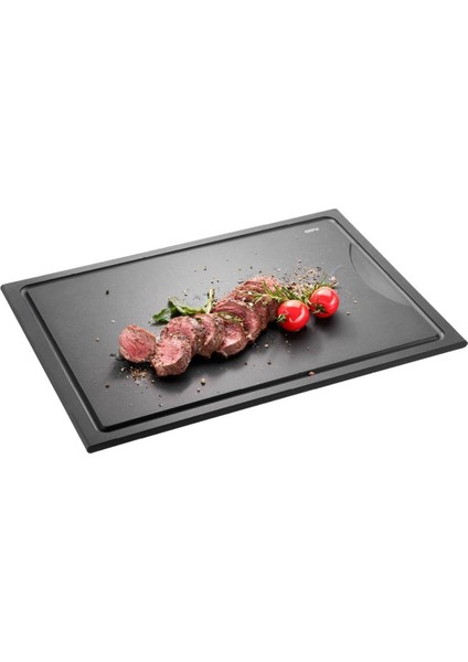 Slıze Büyük Kesme Tahtası, Siyah Renk 44X30X0,9 cm