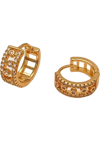 Niş Tasarım Metal Saplama Küpeler Moda Vintage Basit Moda Küpeler (Yurt Dışından)