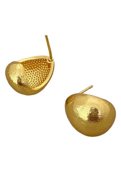 Niş Tasarım Metal Saplama Küpeler Moda Vintage Basit Moda Küpeler (Yurt Dışından)