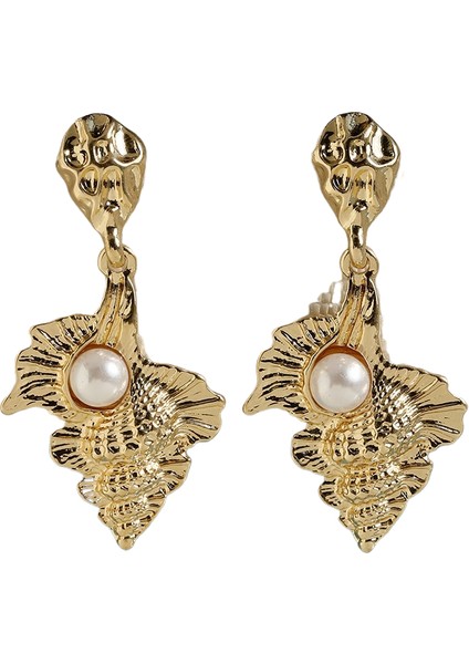 Yaz Deniz Kenarı Küçük Kabuklu Küpeler Moda Basit Küpeler (Yurt Dışından)