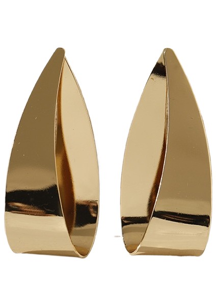 Retro Metal Küpeler Mizaç Basit ve Çok Yönlü Küpeler (Yurt Dışından)