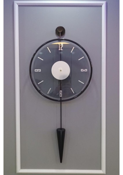 Orta Boy - Füme Gravity Pendulum (E x C L U S I V E ) - Siyah Metal Duvar Saati indirimleri