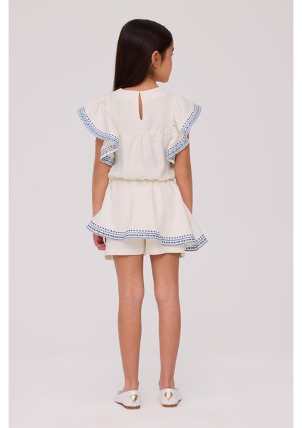 Bg Store Kız Çocuk Ekru Bluz fırsatları