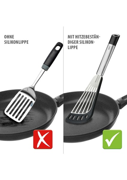 Prımelıne Spatula Silikon 31 cm Paslanmaz Çelik/plastik