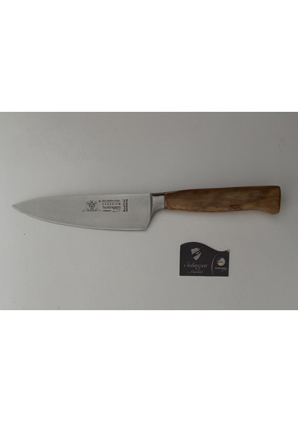 Max Melchıor Dövme Çelik Zeytin Ağaç Santoku Şef Bıçağı 16CM