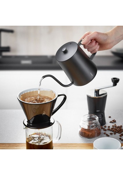 Cınero Yüksek Kaliteli Paslanmaz Çelik Kettle 500 ml Siyah fiyatları