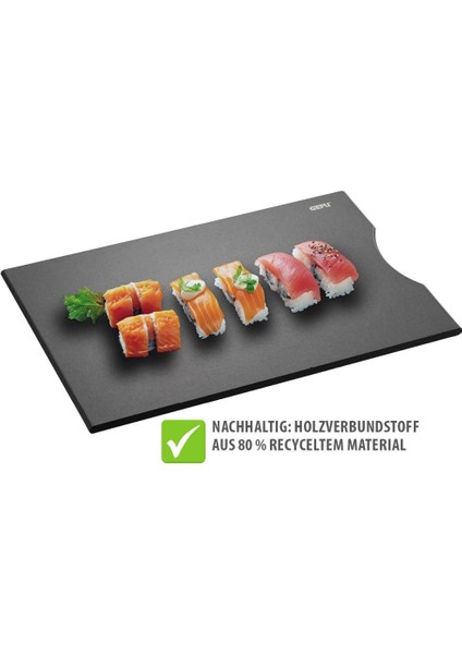 Slıze Küçüy Boy Kesme Tahtası, Siyah Renk 30X20X0,7 cm modelleri