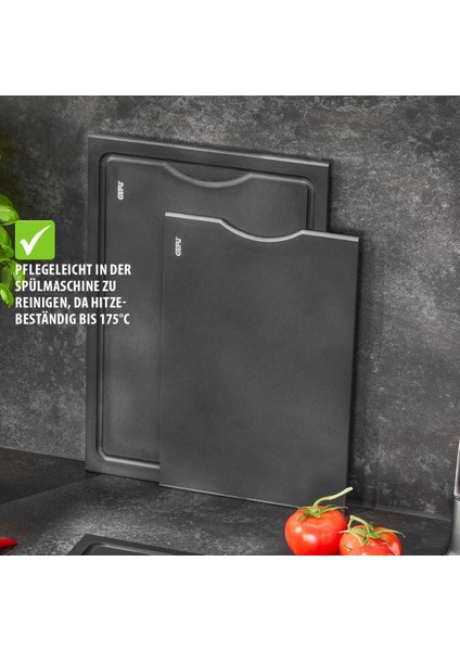 Slıze Küçüy Boy Kesme Tahtası, Siyah Renk 30X20X0,7 cm fırsatları