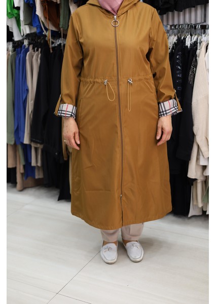 Beli Lastikli ve Fermuarlı Trenç fiyatları