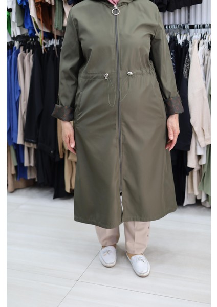 Beli Lastikli ve Fermuarlı Trenç fiyatları