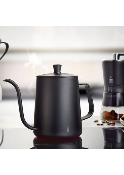 Cınero Yüksek Kaliteli Paslanmaz Çelik Kettle 500 ml Siyah modelleri