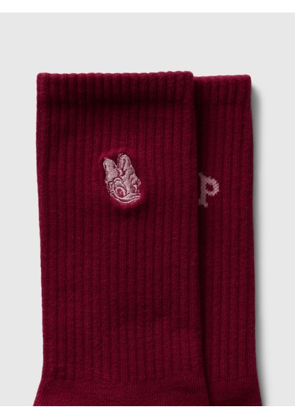 Erkek Bordo Gap × Disney Gap Logo Crew Çorap fiyatları