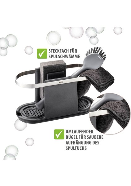 Smartlıne Lavabo Düzenleyici Paslanmaz Çelik/plastik 24X10X13 cm