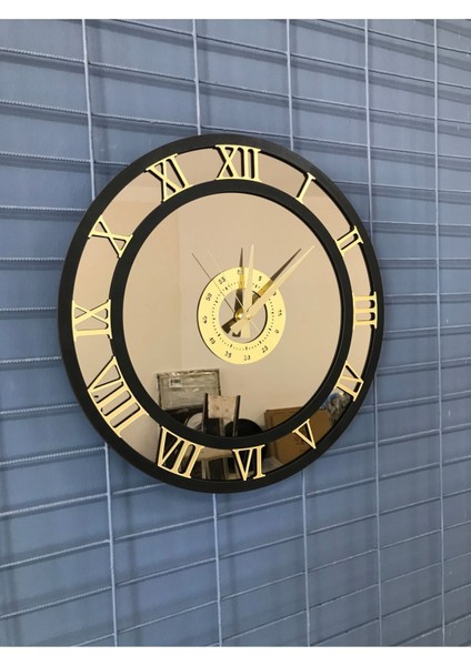 Gerçek Aynalı Dekoratif Duvar Saati (40 Cm) fiyatları