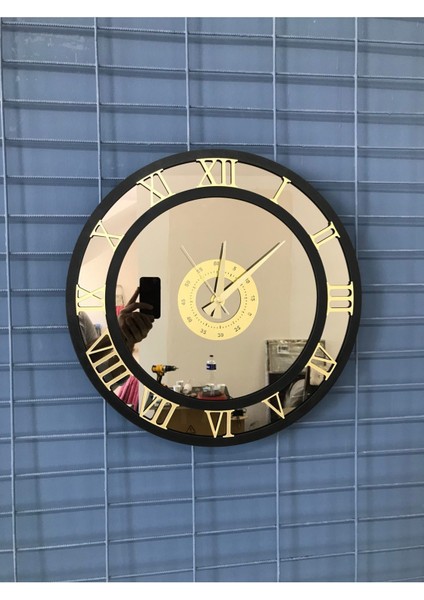 Gerçek Aynalı Dekoratif Duvar Saati (40 Cm) modelleri