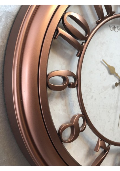 Akar Saniye Sessiz Mekanizma Dekoratif Duvar Saati 46 cm fiyatları