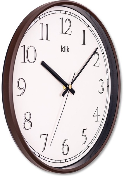 Slim Kahverengi Minimalist Duvar Saati fırsatları