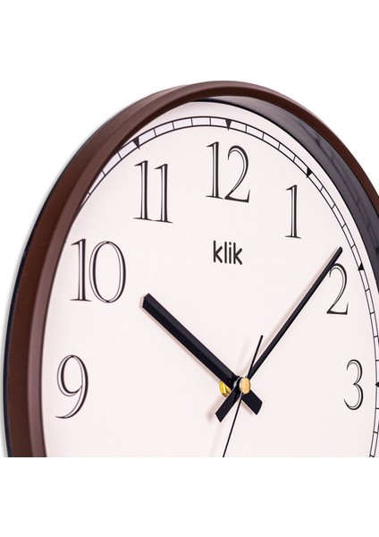 Slim Kahverengi Minimalist Duvar Saati indirimleri