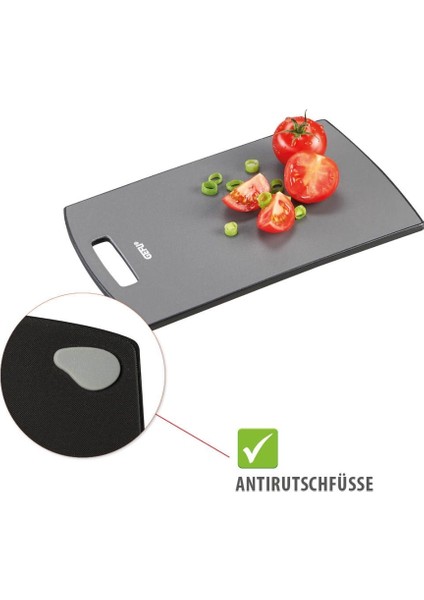 Levoro Küçüy Boy Kesme Tahtası, Siyah Renk 24,2X15X0,9 cm fırsatları