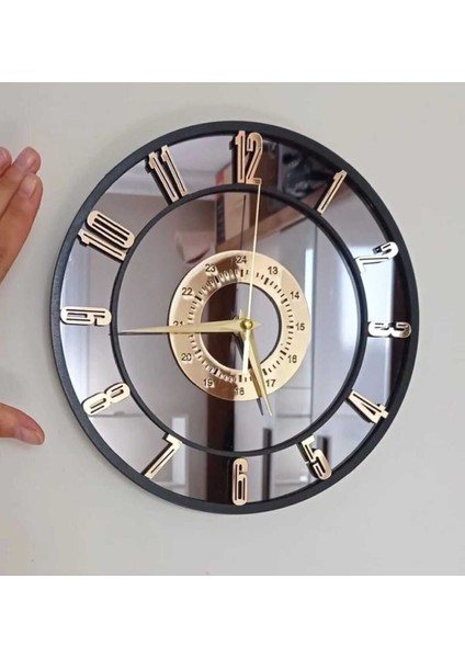 Küçük Boy Gerçek Ayna Duvar & Masa Saati 25 cm fiyatları