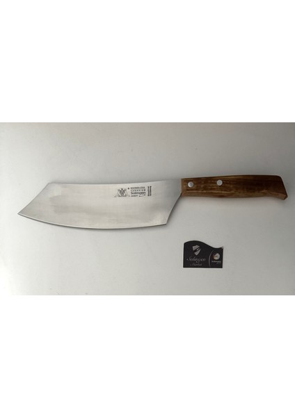 Max Melcıhor Barbekü Şef Bıçağı Zeytin Ağaç Saplı 20 cm