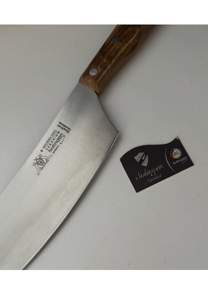 Max Melcıhor Barbekü Şef Bıçağı Zeytin Ağaç Saplı 20 cm