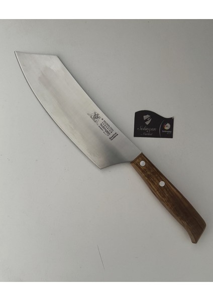 Max Melcıhor Barbekü Şef Bıçağı Zeytin Ağaç Saplı 20 cm
