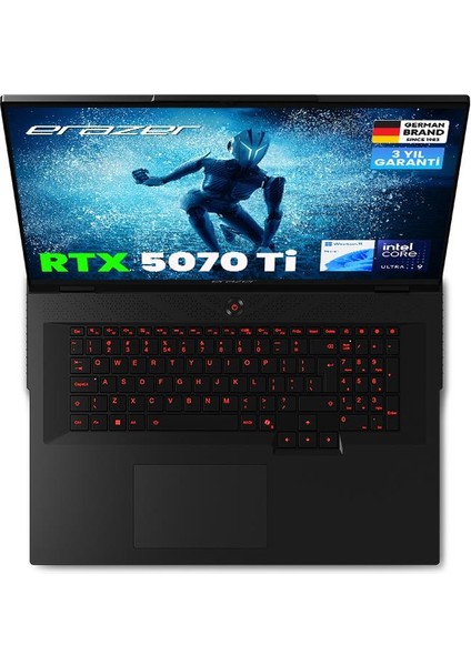 Beast 18 X1 MD62746 Intel Ultra 9 275HX 32GB Ram 2tb SSD RTX5070TI 18" 240Hz Qhd+ IPS W11H Oyuncu Laptop fırsatları